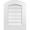 Ekena Millwork Arch Top Surface Mount PVC Gable Vent: Non-Functional, w/ 3-1/2"W x 1"P Standard Frame, 18"W x 22"H GVPAR18X2201SN - alternate 1